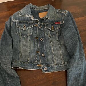 Guess denim jean jacket sz small